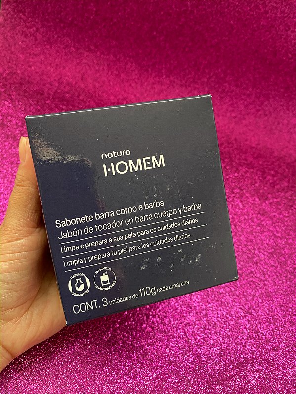Sabonete em barra Natura homem
