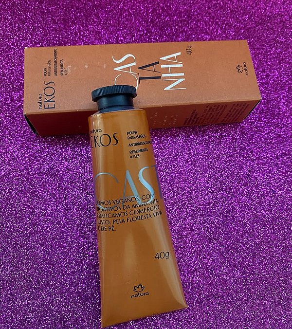 Polpa para as mãos castanha