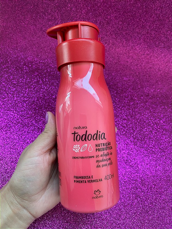 Hidratante Framboesa e pimenta vermelha