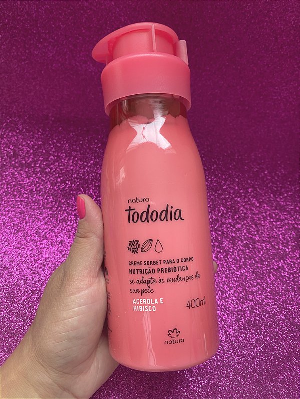 Hidratante acerola e hibisco