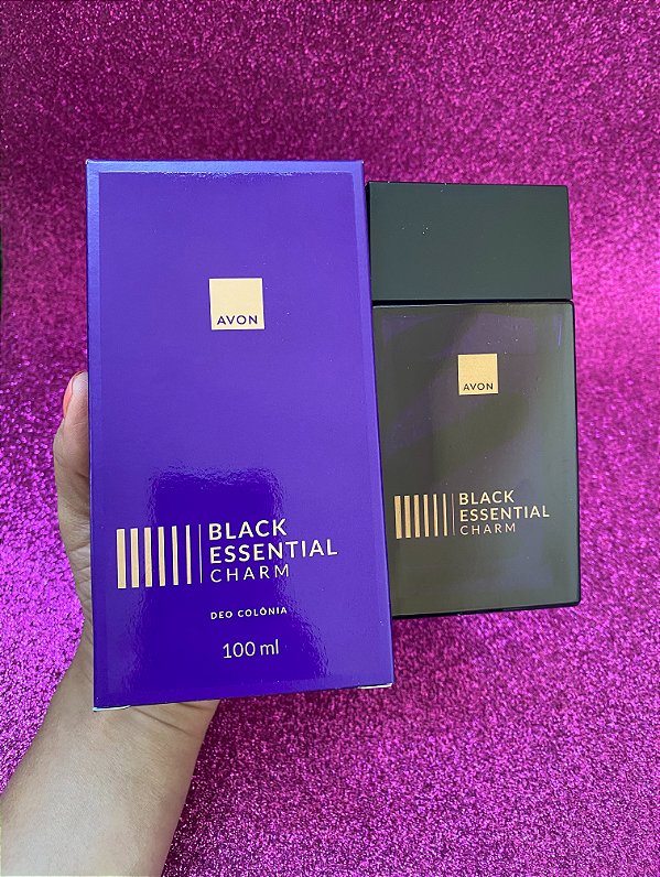 Black essential charm deo colônia