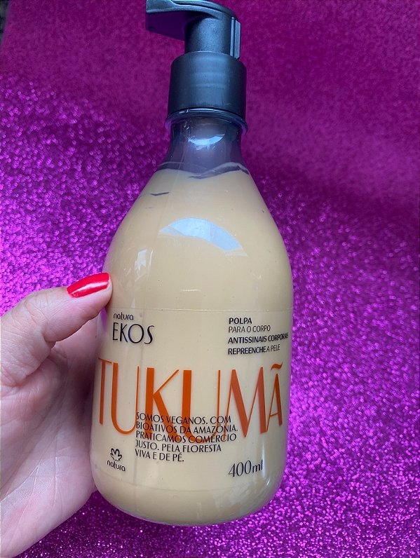 Polpa para o corpo tukumã