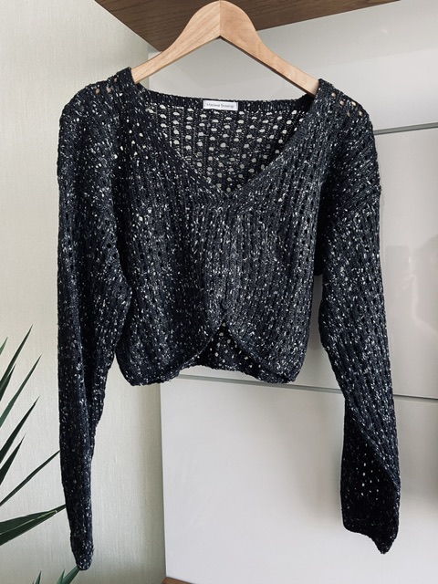 CROPPED EM TRICOT MESCLA