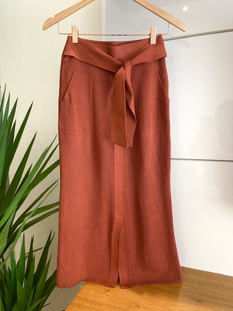SAIA MIDI EM TRICOT MODAL