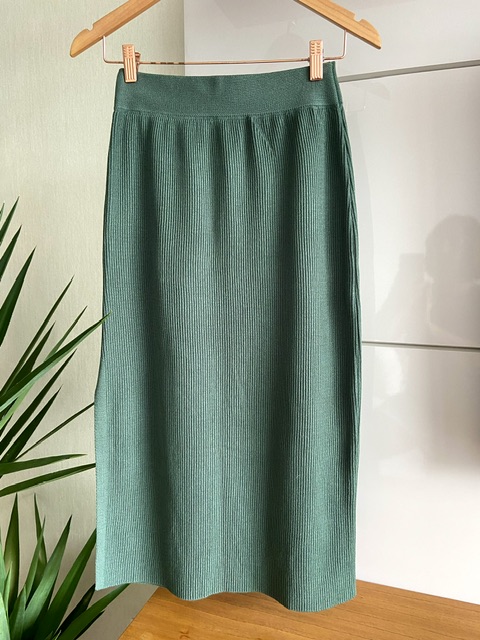 SAIA MIDI EM TRICOT MODAL