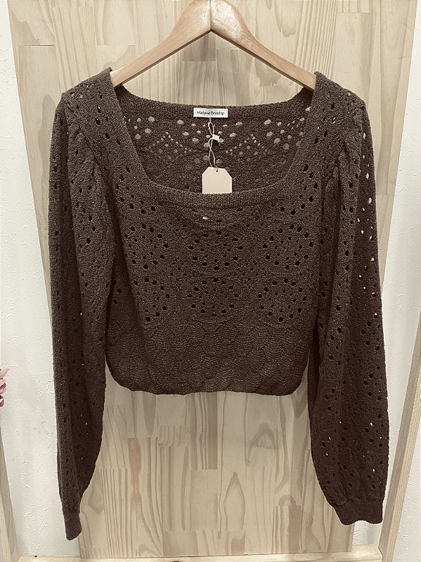 CROPPED EM TRICOT
