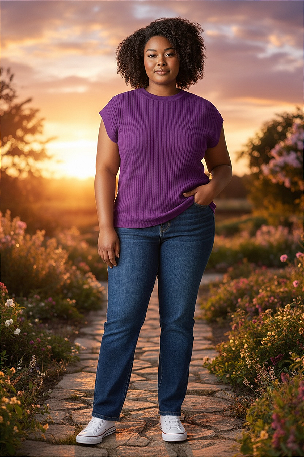 COLETE EM TRICOT STRECH