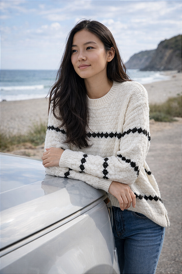 BLUSA GOMOS EM TRICOT