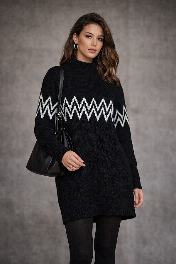 MAXPOOL ZIGZAG EM TRICOT