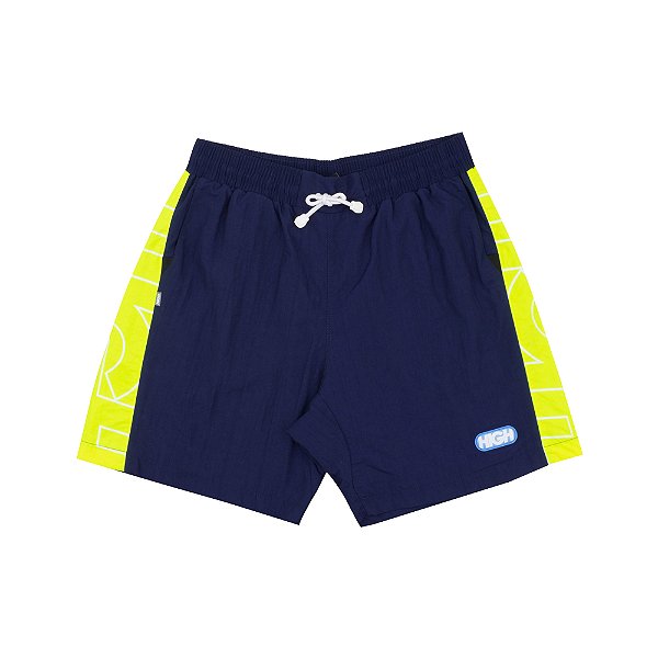 HIGH SHORTS CROP NAVY LIME