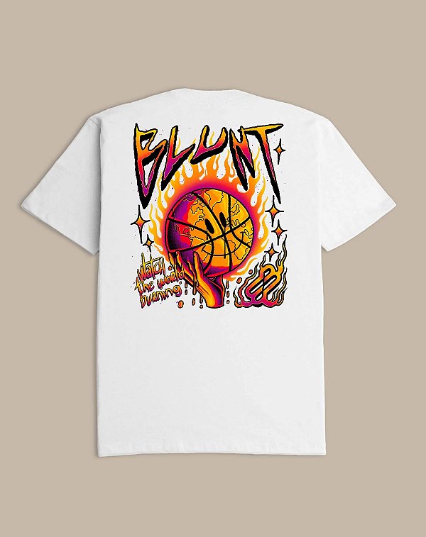 CAMISETA BLUNT BASICA SMILEY BRANCO