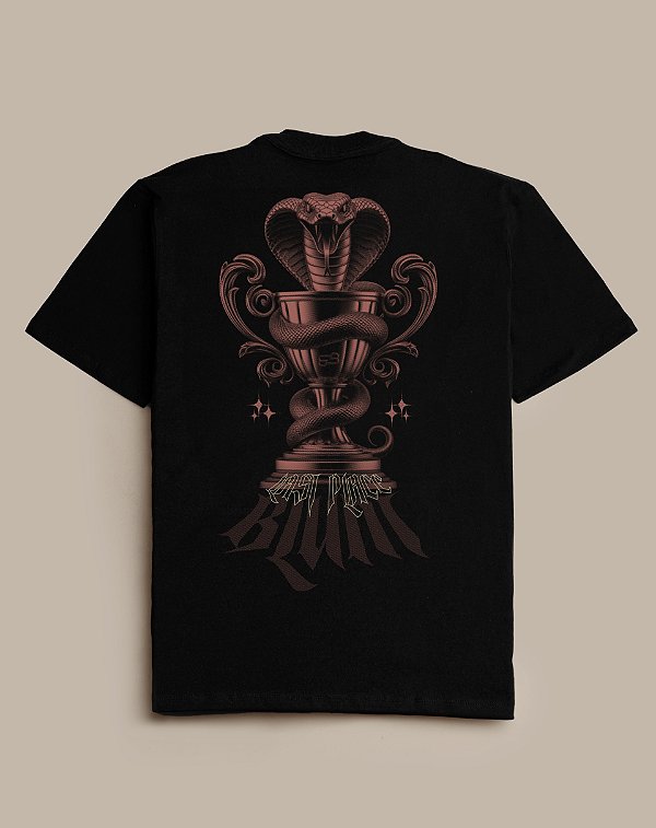 CAMISETA BLUNT OVERSIZED VIPER PRETO