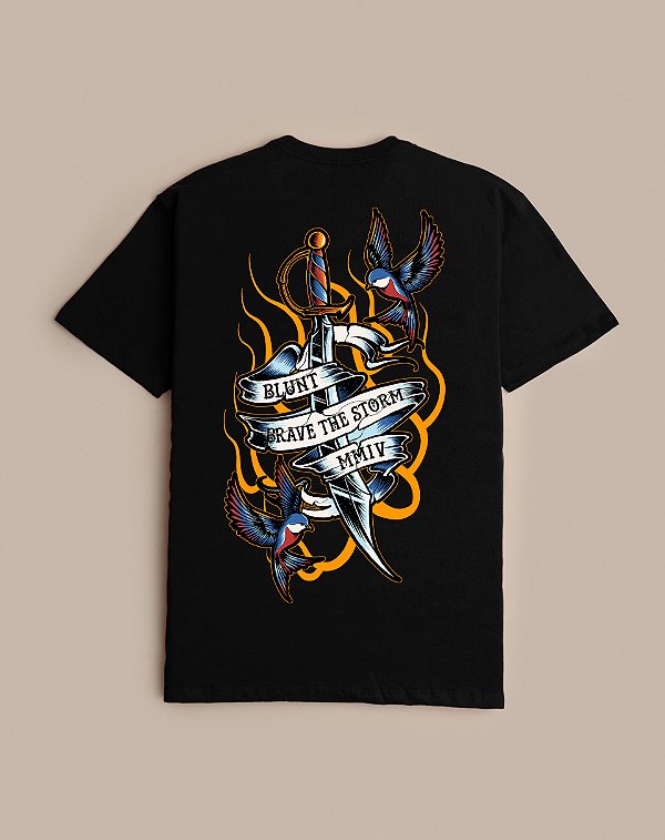 CAMISETA BLUNT PREMIUM DAGGER PRETO