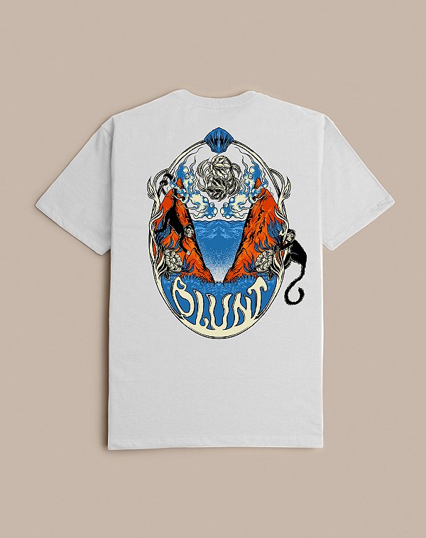 CAMISETA BLUNT MONKEY ISLAND BRANCO