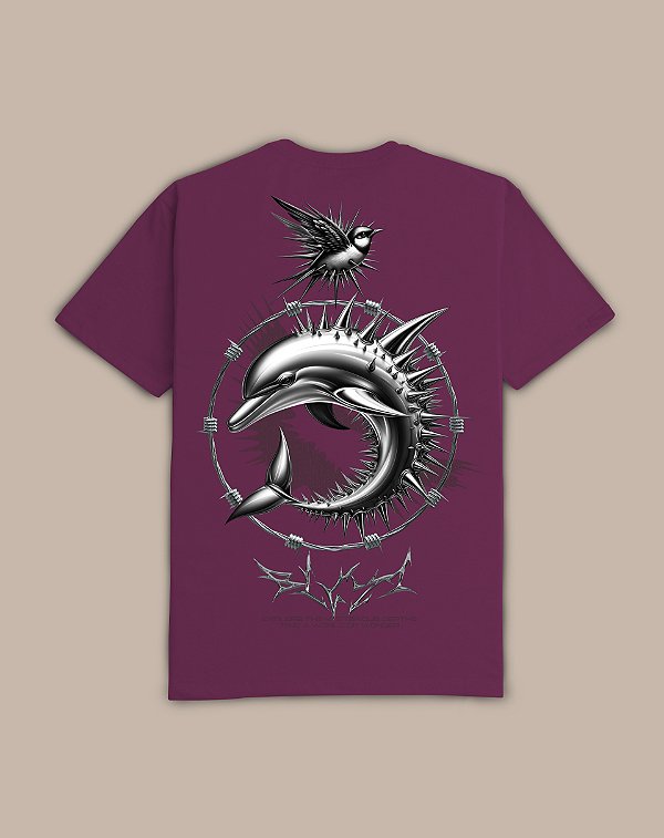 CAMISETA BLUNT PREMIUM DOLPHIN ROXO GRAPE