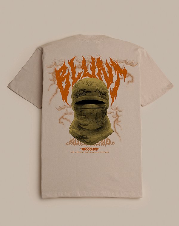 CAMISETA BLUNT OVERSIZED OBSESSION CREME
