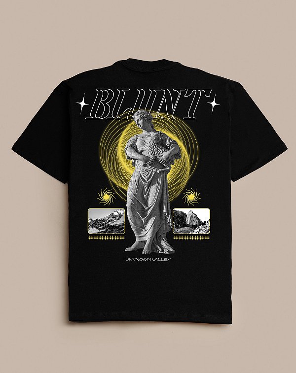CAMISETA BLUNT OVERSIZED SPIRAL PRETO