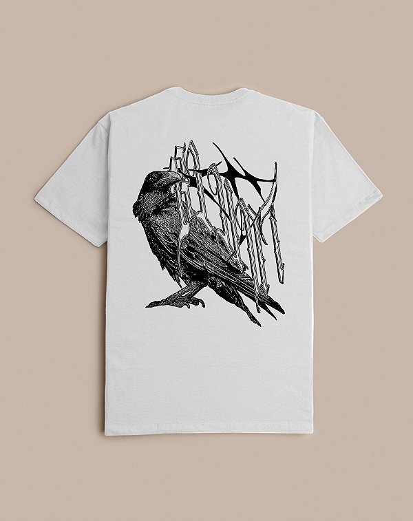 CAMISETA BLUNT CROW BRANCO