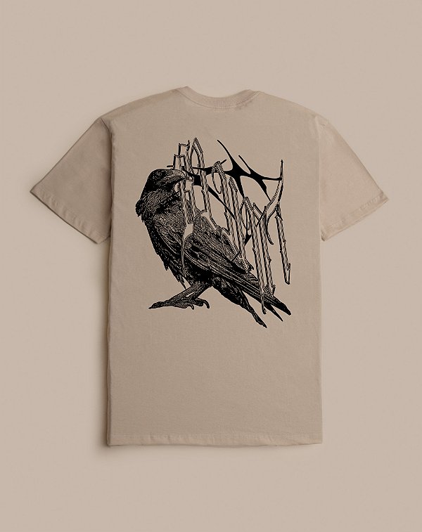 CAMISETA BLUNT CROW CREME
