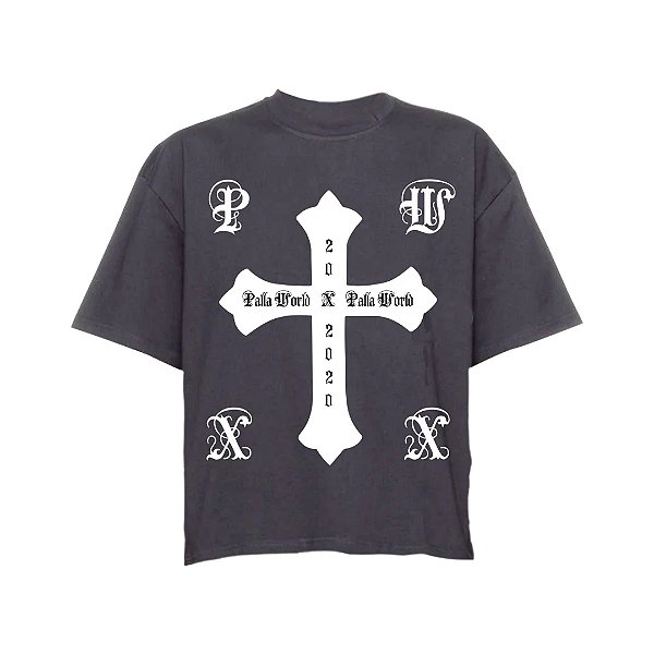 CAMISETA PALLA WORD ETERNAL CINZA