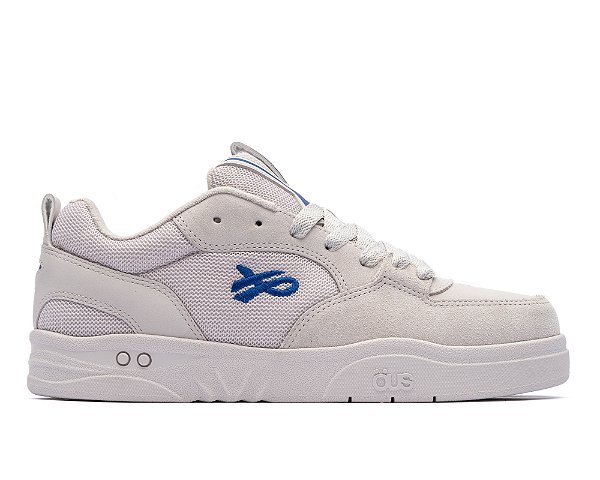 TENIS OUS FLUENTE CINZA AZUL NEVOA ESSENCIAL