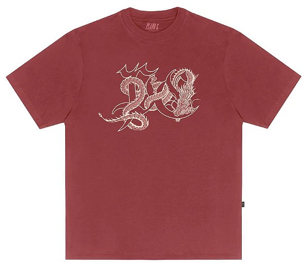 CAMISETA PLANO C DRAGON DROP 2 BARN RED