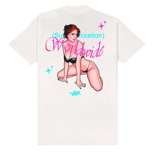 CAMISETA SUFGANG TEE STRIPPER OFF WHITE