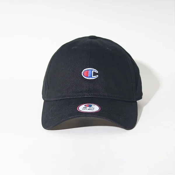 BONÉ CHAMPION BASEBALL SIX ABA CURVA C LOGO BLACK