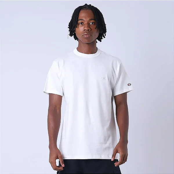CAMISETA CHAMPION FW24 CLOG BORDADO OFF WHITE