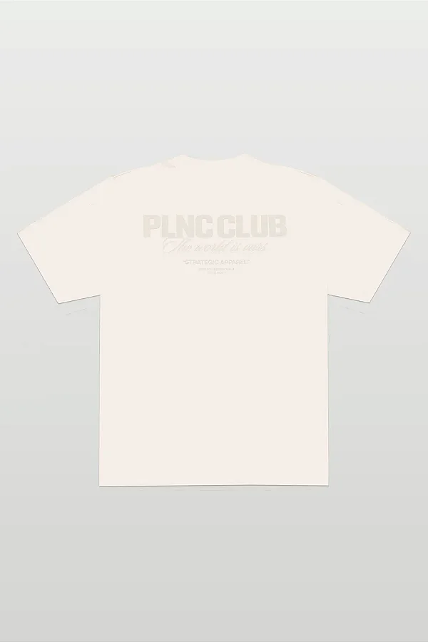 CAMISETA PLANO C PLNC CLUB OFF WHITE