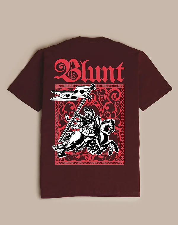 CAMISETA BLUNT OVERSIZED GAMBIT VINHO