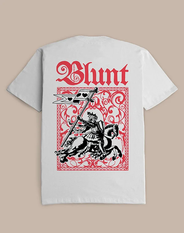 CAMISETA BLUNT OVERSIZED GAMBIT BRANCO