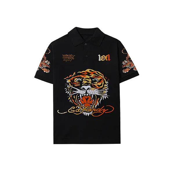 CAMISETA POLO 1OF1 ED HARDY OG SIGNATURE TIGER