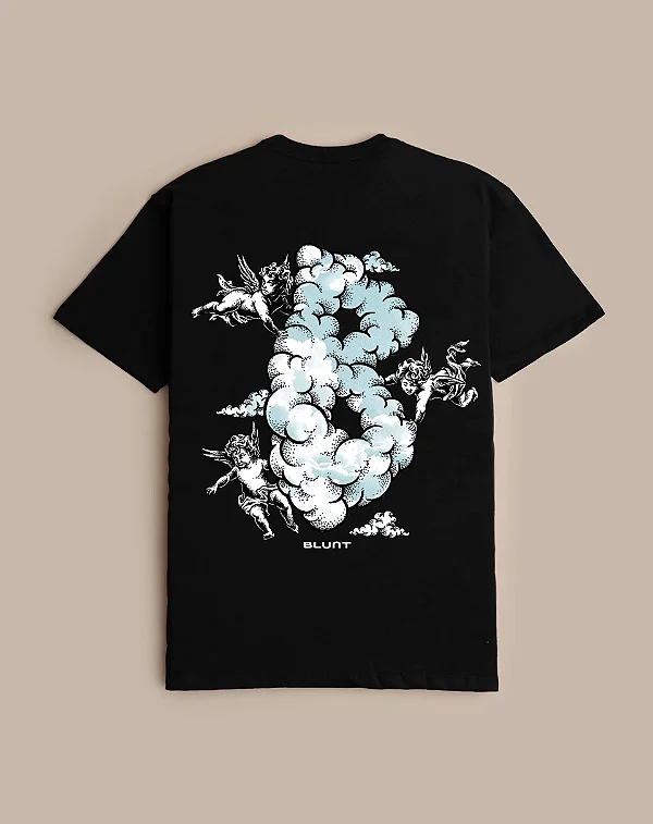 CAMISETA BLUNT CLOUDY PRETO