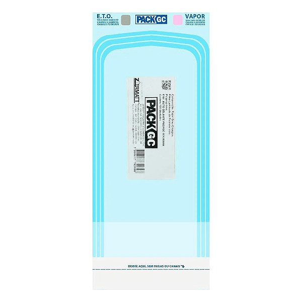 Pack GC Envelope Para Esterilização 90Mm X 260Mm Pacote com 100uni