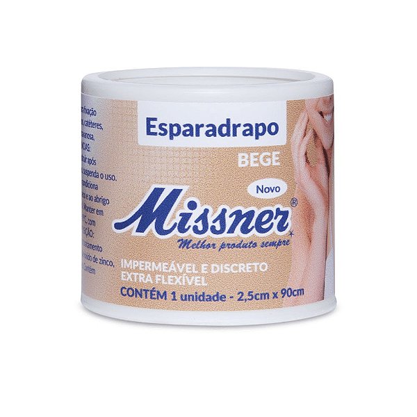 Missner Esparadrapo Impermeável Bege 2,5cm x 90cm