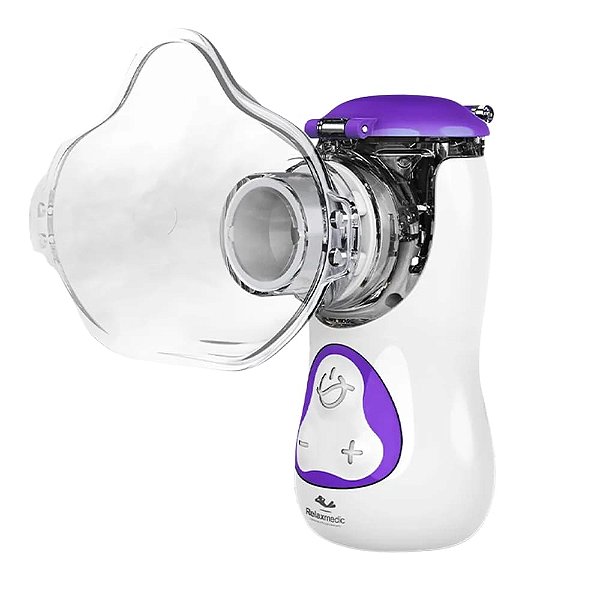 RelaxMedic Nebulizador Inalador Tecnologia Mesh Rede Vibratória