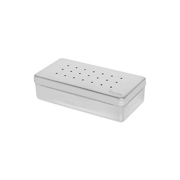 Fami Estojo Perfurado de Inox Econox 20x10x5cm