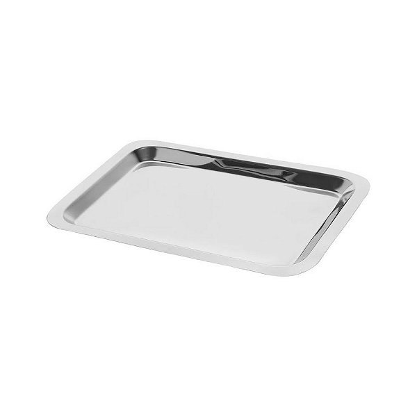 Fami Bandeja Lisa de Inox para Assepsia Econox 30x20x4cm - Capacidade 1700ml