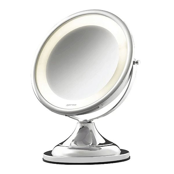 Crysbel Espelho de Mesa Classique Lux com Luz Led Branco Quente
