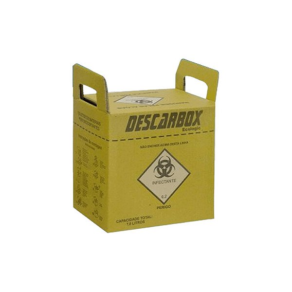 Descarbox Coletor para Material Perfurocortante Ecologic Descartável 13L