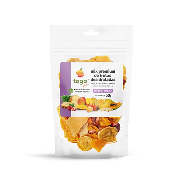 Mix de Frutas desidratadas PREMIUM - 60 gramas