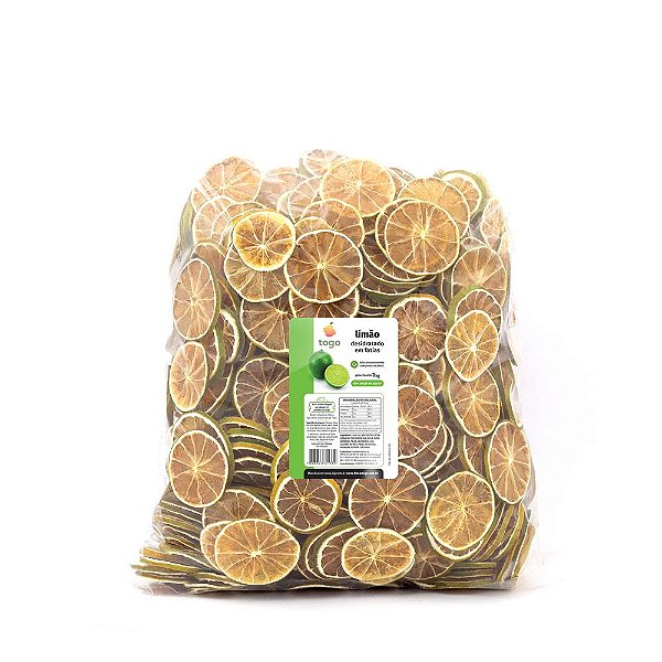 Limão Desidratado em Fatias - 1 Kg