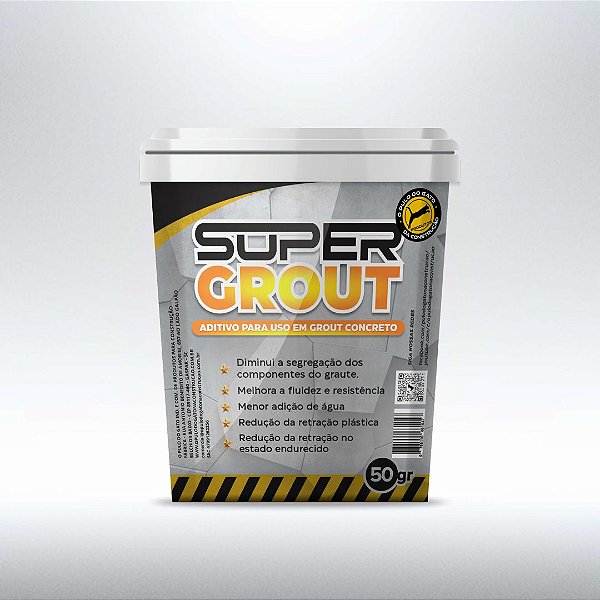 Super Grout - Aditivo Concreto - 10 Unidades 50gr