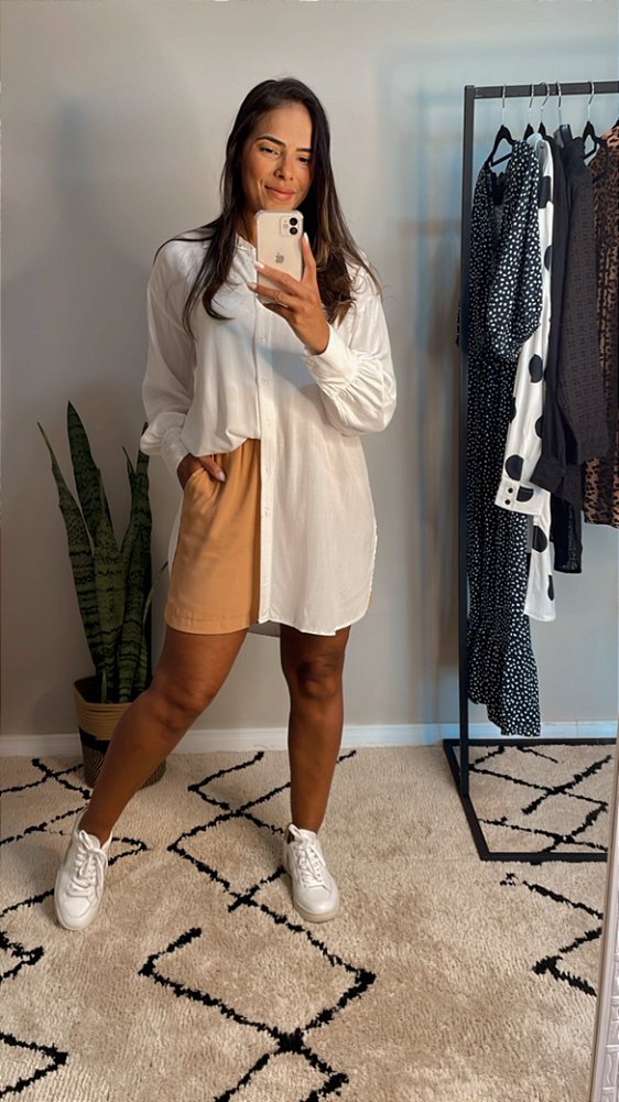Camisa babi off white
