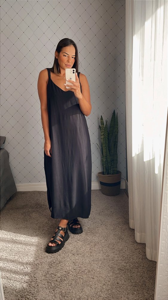 Vestido Diana preto