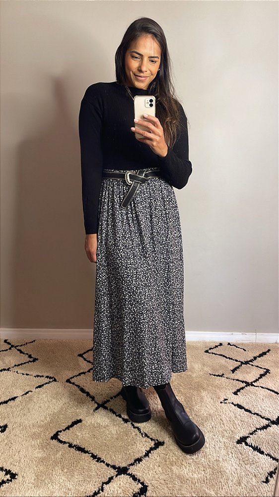 Tricot Pietra preto