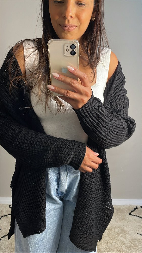 Max cardigan Sofia preto