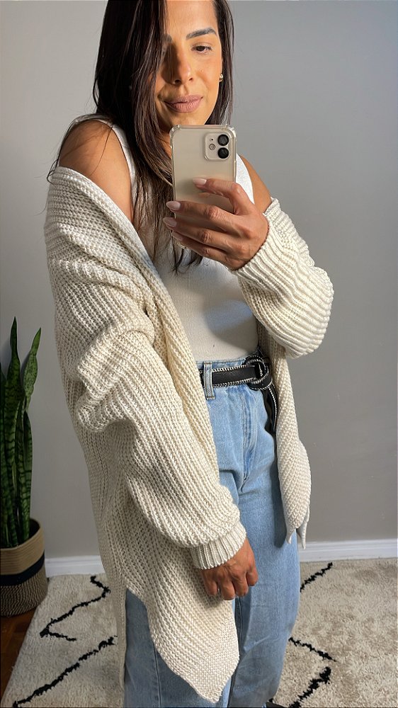 Max cardigan Sofia areia