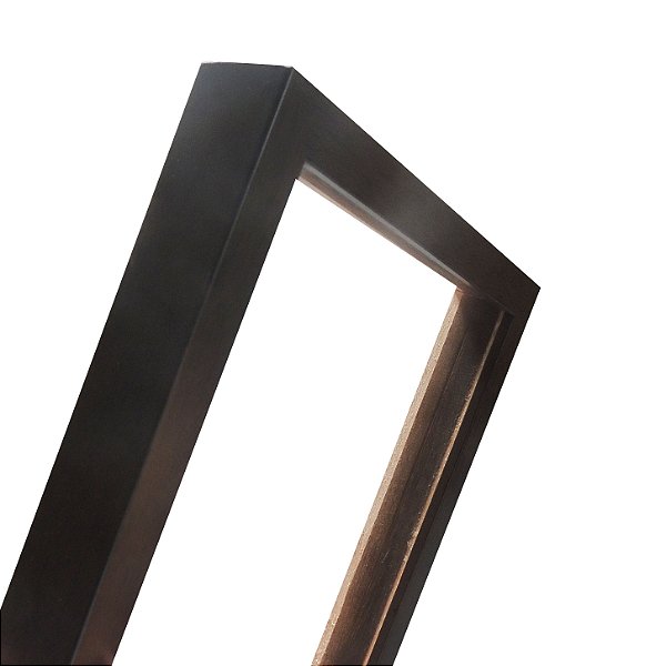 Moldura Para Tela Painel Marrom 0003 - Caixa Alta